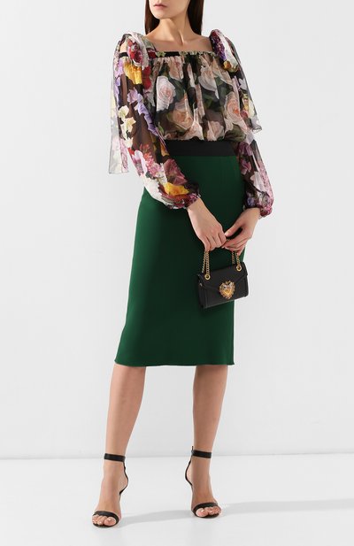 Шелковая блузка DOLCE & GABBANA, арт. F73G6T/HS10E, фото 2