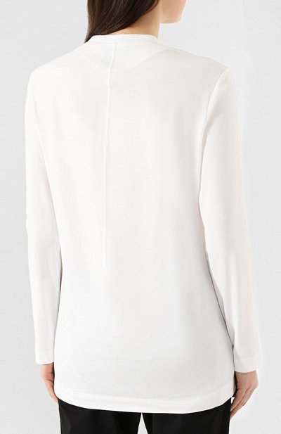 Хлопковый лонгслив Y-3, арт. FN3463/W, фото 4