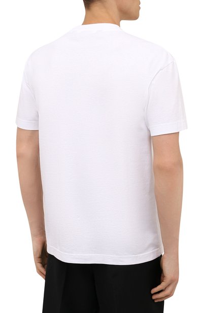 Хлопковая футболка palm angels x missoni PALM ANGELS, арт. PMAA001F21JER0310110/W, фото 4