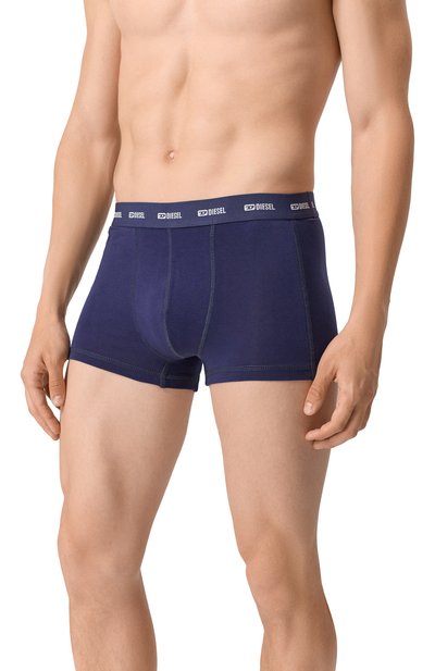 Комплект из трех боксеров DIESEL темно-синего цвета по цене 5595 руб., арт. A17832/0IKBL, фото 4 Комплект из трех боксеров DIESEL, арт. A17832/0IKBL, фото 4