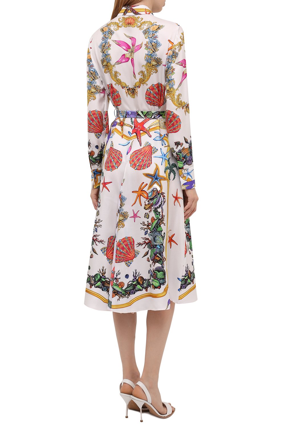 Шелковое платье VERSACE, арт. A89136/1F01000, фото 4