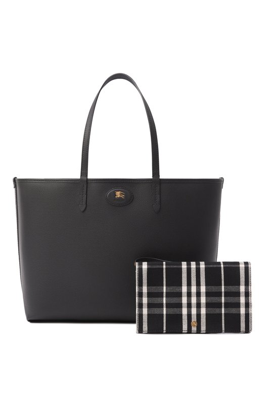 Двусторонняя сумка Bloomsbury medium Burberry 8119606 Чёрно-белый  8119606 Фото 7