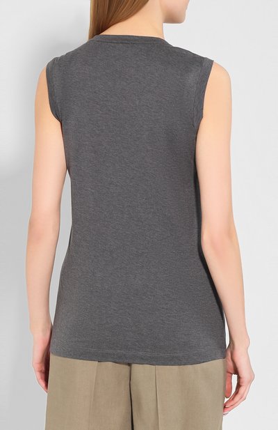 Хлопковый топ BRUNELLO CUCINELLI, арт. M0045BX110, фото 4