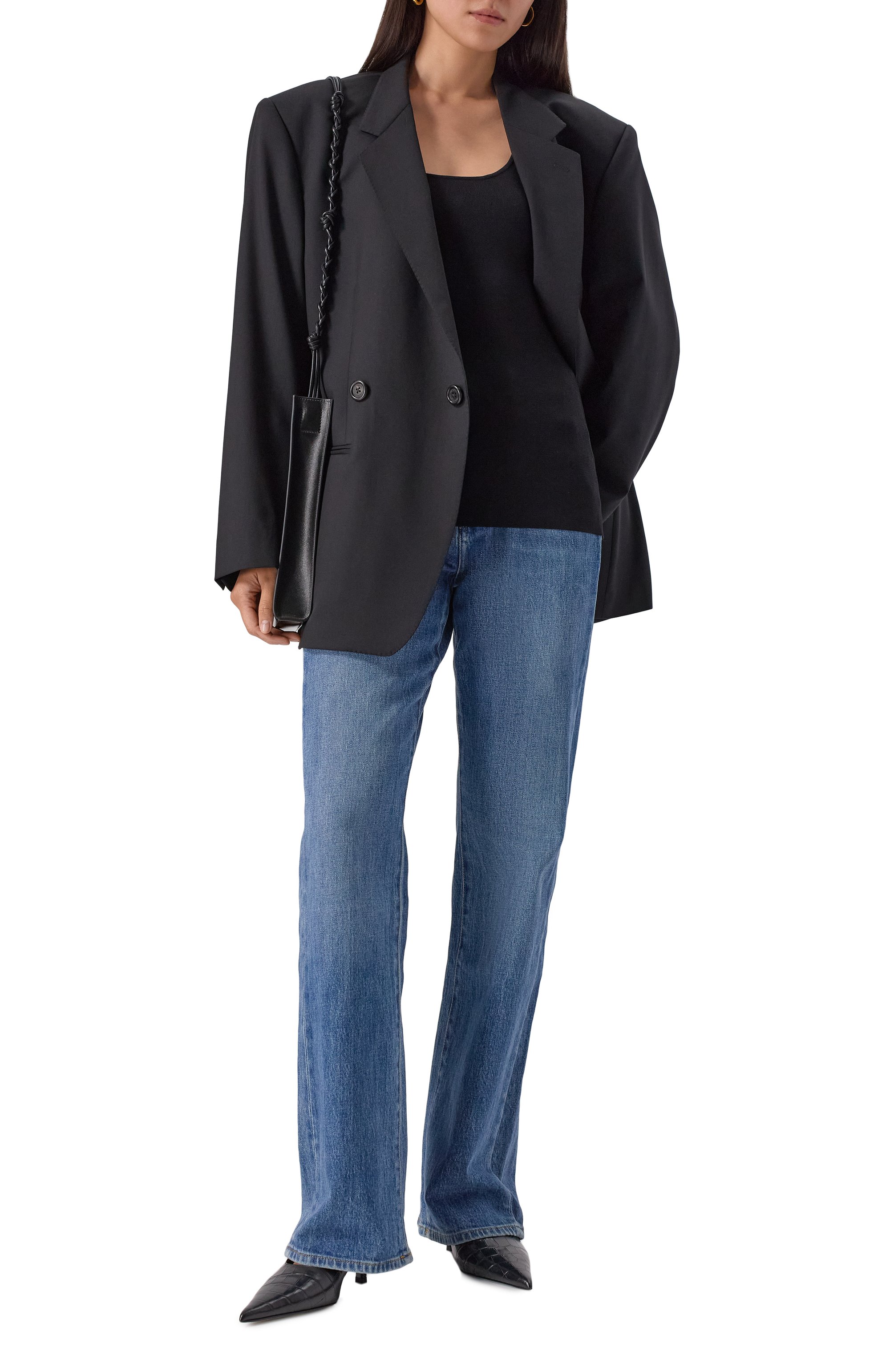 Майка TOTEME черного цвета по цене 46050 руб., арт. 252-WRT0504-YA0187, фото 2 Майка TOTEME, арт. 252-WRT0504-YA0187, фото 2