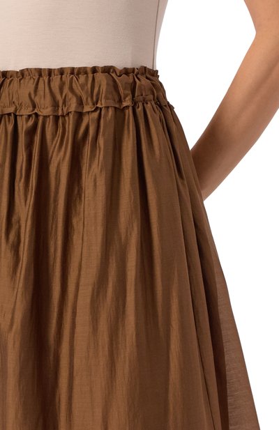 Юбка FLASHIN коричневого цвета по цене 37500 руб., арт. FC25SB, фото 5 Юбка FLASHIN, арт. FC25SB, фото 5