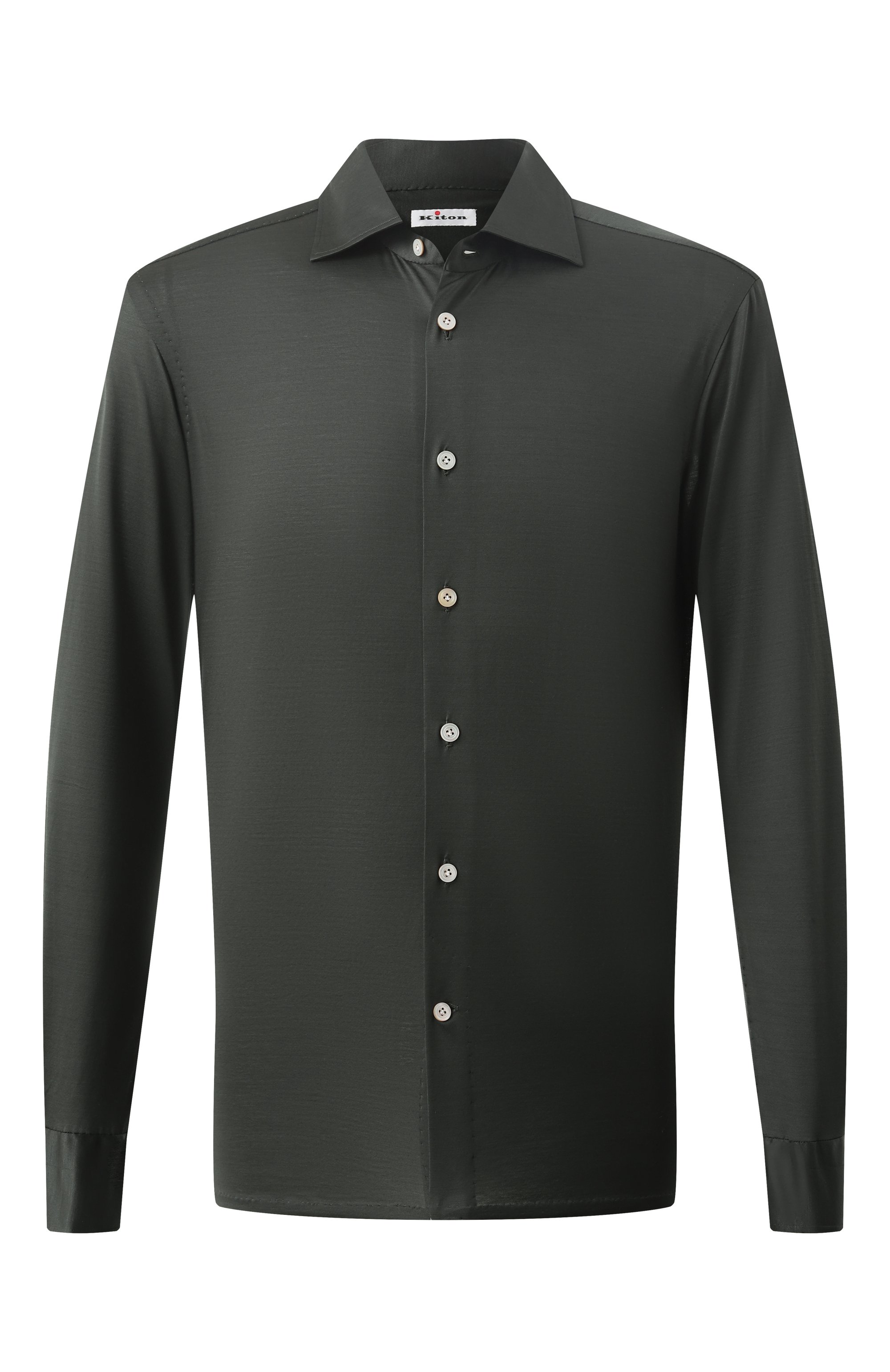 Хлопковая рубашка KITON, арт. UMCNERH0923414, фото 1