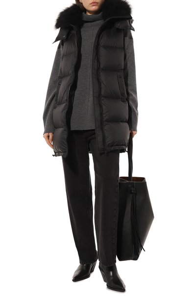 Пуховый жилет YVES SALOMON, арт. 22WFG02590M07W, фото 2