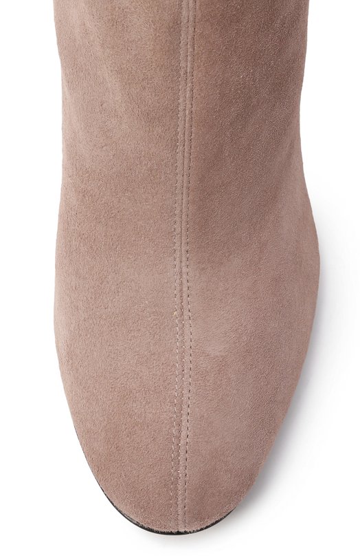 Замшевые ботильоны Jive 90 Alevi Milano L26W7001.Q.0363681/BL0CK SUEDE STRETCH Бежевый  L26W7001.Q.0363681/BL0CK SUEDE STRETCH Фото 6