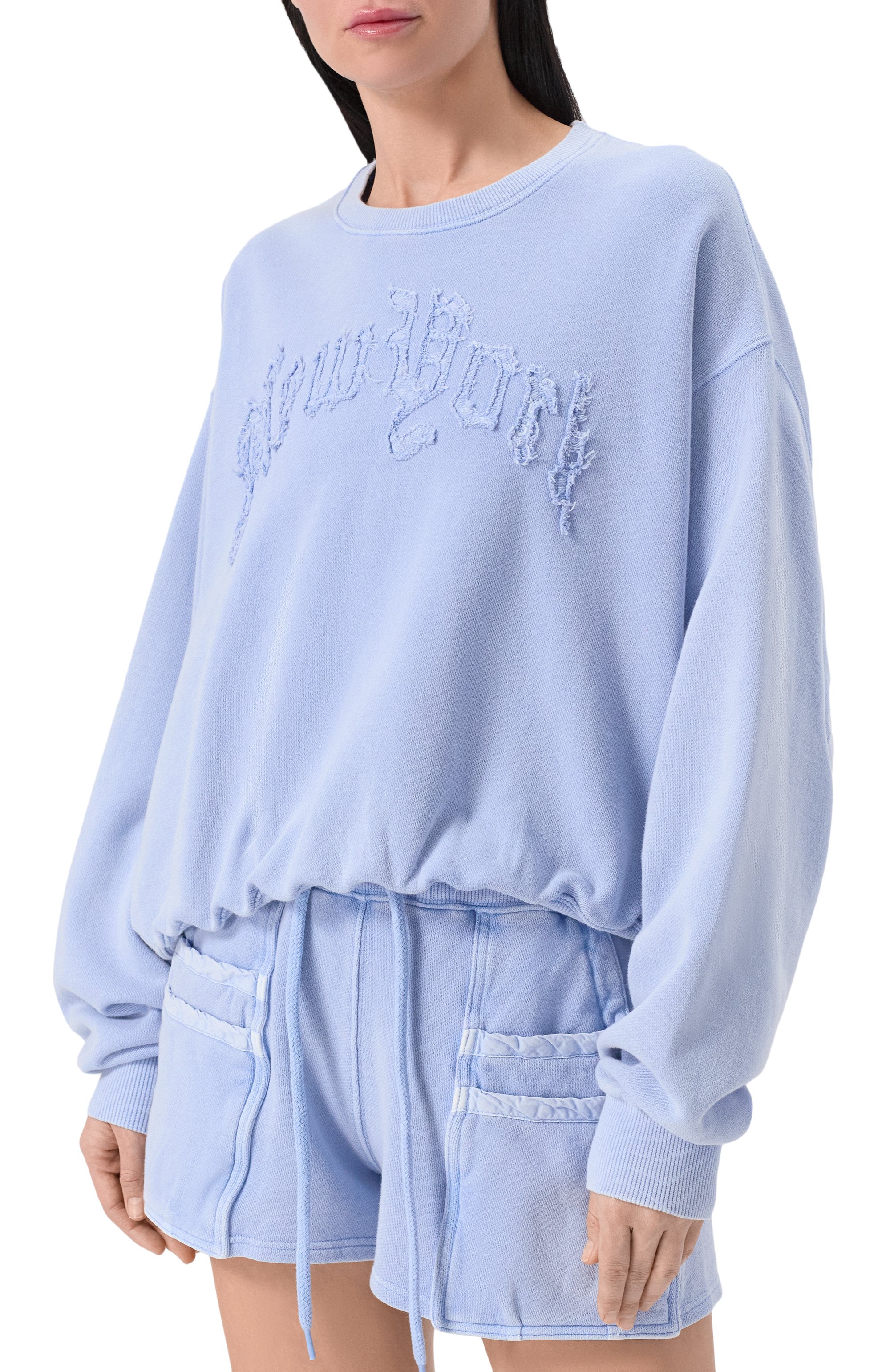 Хлопковый свитшот R13, арт. R13WK260-K001J, фото 3