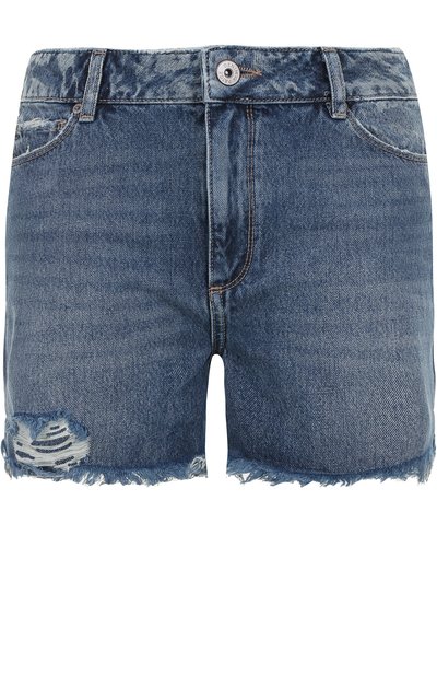 Женские джинсовые мини-шорты с потертостями PAIGE, арт. 3857B62-4787