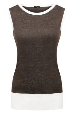 Льняной топ KITON, арт. D55451K0938A, фото 1
