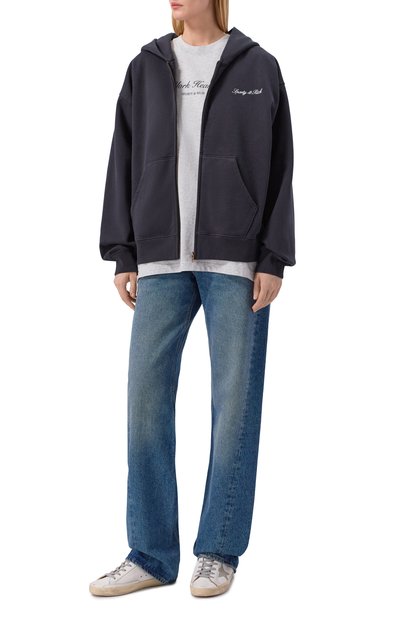 Хлопковая футболка SPORTY AND RICH, арт. T0043508043GY03, фото 2