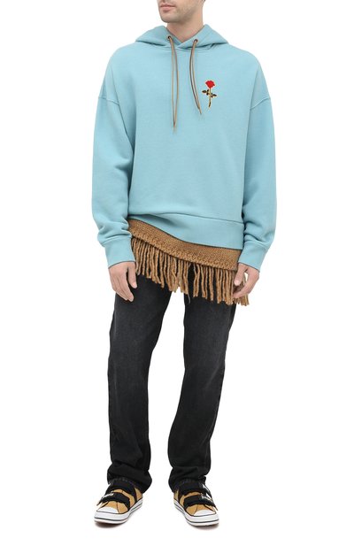 Хлопковое худи PALM ANGELS, арт. PMBB087E20FLE0015025, фото 2