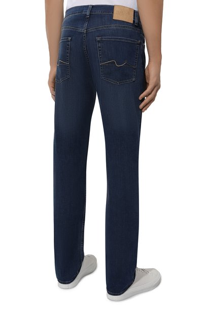 Джинсы standard 7 FOR ALL MANKIND темно-синего цвета по цене 27450 руб., арт. JSMNB80SLA, фото 4 Джинсы standard 7 FOR ALL MANKIND, арт. JSMNB80SLA, фото 4