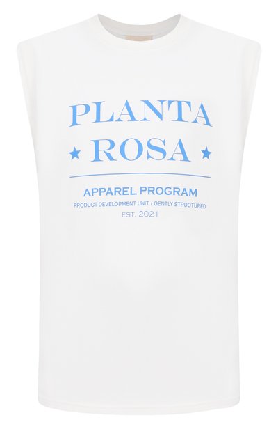 Хлопковая майка PLANTA ROSA, арт. PR/T017/PACIFIC/220VELVET