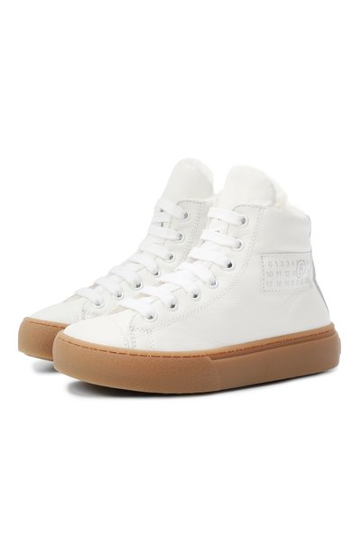 Кожаные кеды MM6, арт. 81004/VAR4/28-35