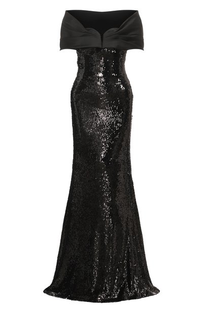 Женское платье с отделкой пайетками ZUHAIR MURAD, арт. PDR25037/EMSE013