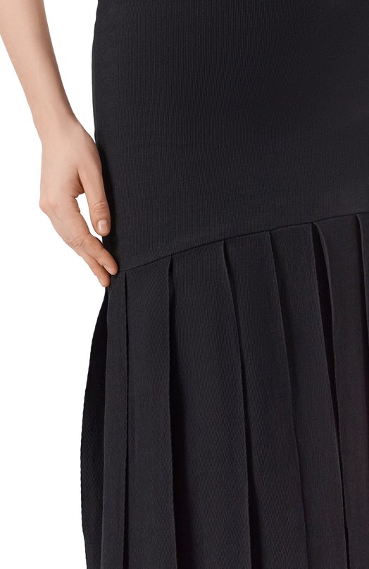 Юбка из вискозы и льна Petar Petrov S26TR8 Чёрный  S26TR8 Фото 5