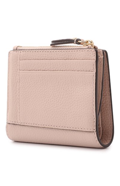 Кожаное портмоне jet set MICHAEL MICHAEL KORS светло-розового цвета по цене 12000 руб., арт. 34F9GJ6F2L, фото 2 Кожаное портмоне jet set MICHAEL MICHAEL KORS, арт. 34F9GJ6F2L, фото 2