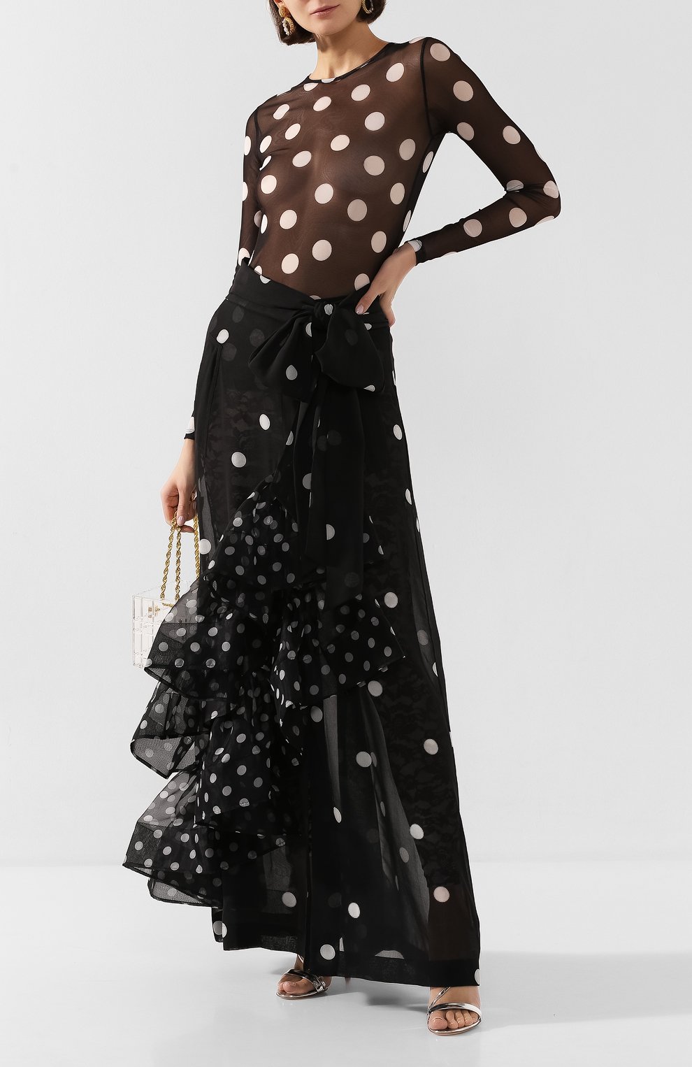 Юбка в горох DRIES VAN NOTEN, арт. 201-10873-9421, фото 2
