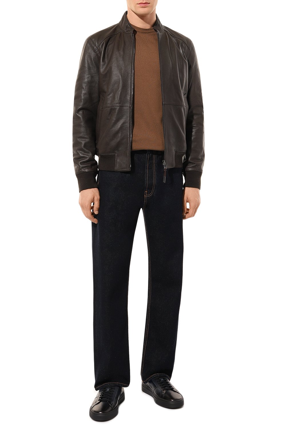 Кожаный бомбер WINDSOR, арт. B0RELL03-L/1300163, фото 2