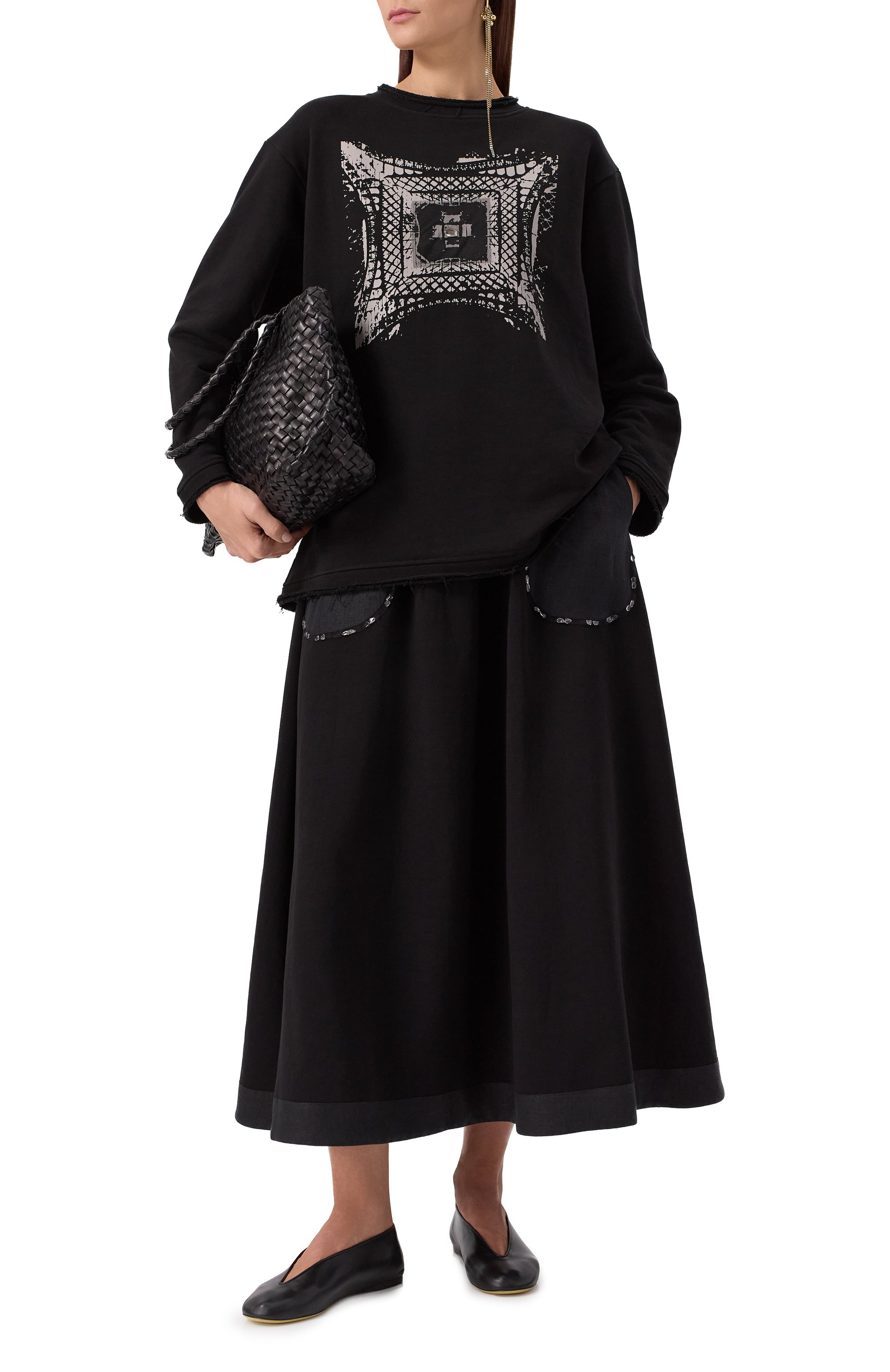 Хлопковый пуловер MIDGARD PARIS, арт. SR46CN-OS-BK, фото 2