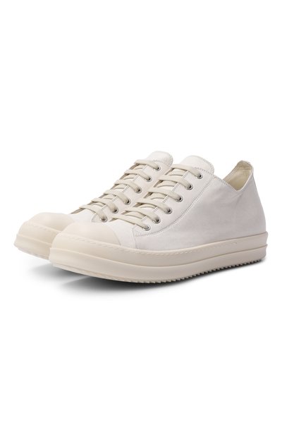 Мужские кожаные кеды tower low RICK OWENS, арт. RU02F4891/LBH