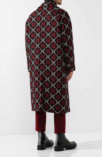 Шерстяное пальто GUCCI, арт. 535769/Z507M, фото 4