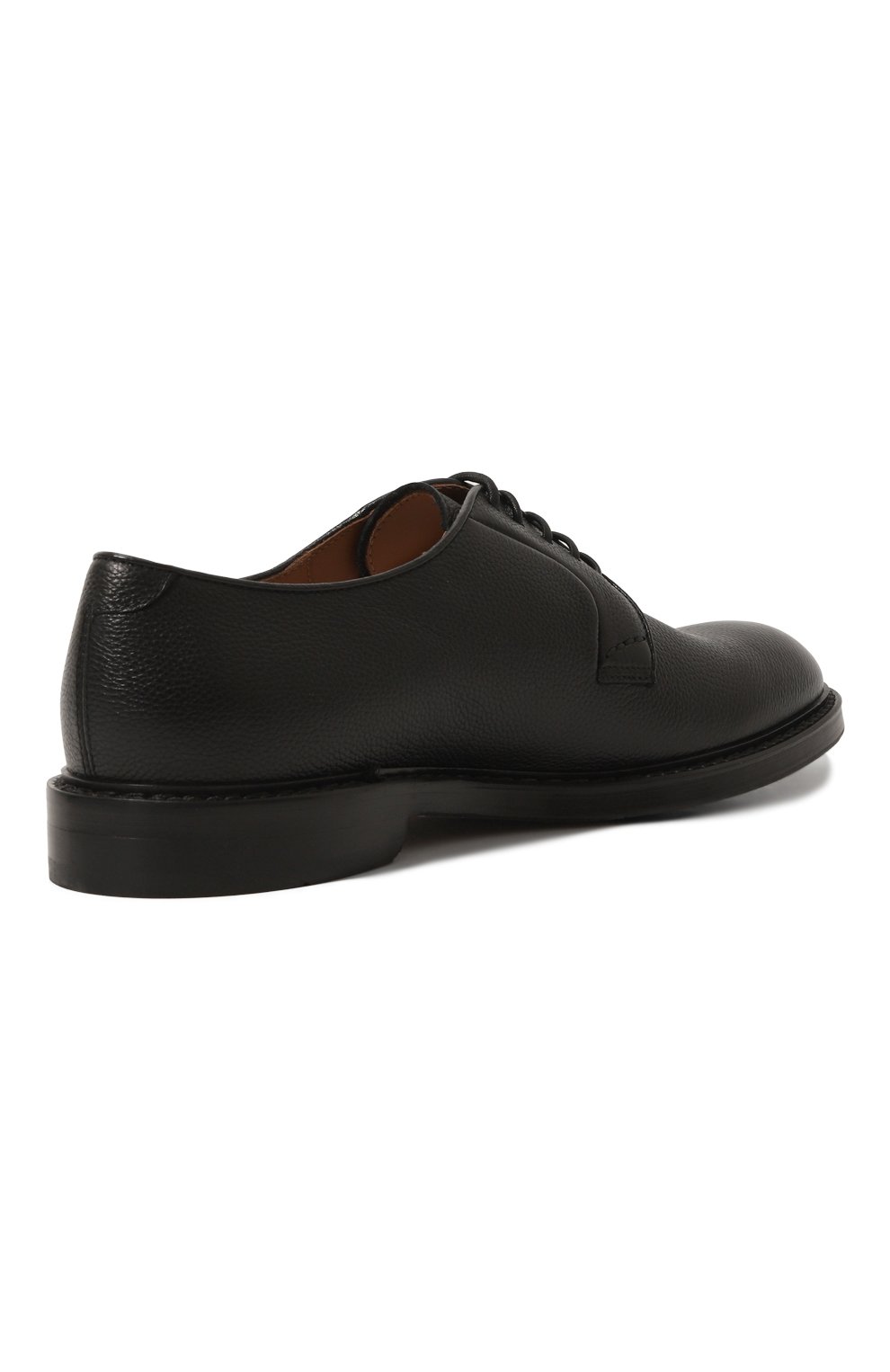 Кожаные дерби DOUCAL'S черного цвета по цене 52750 руб., арт. DU1385SIEWUF019N, фото 5 Кожаные дерби DOUCAL'S, арт. DU1385SIEWUF019N, фото 5