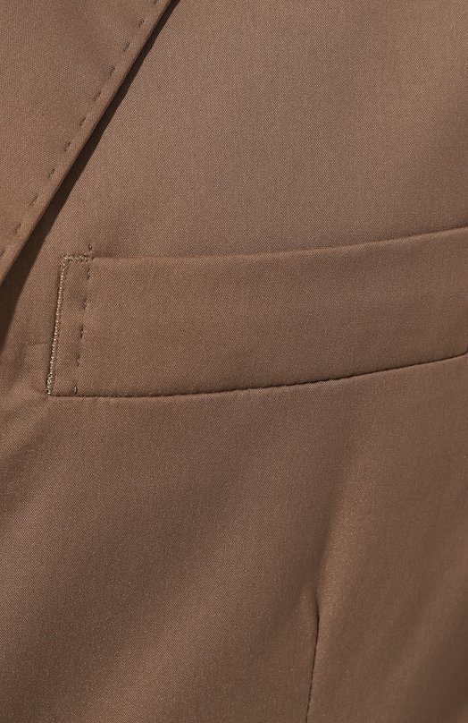 Хлопковый пиджак Fradi Коричневый, фото 7