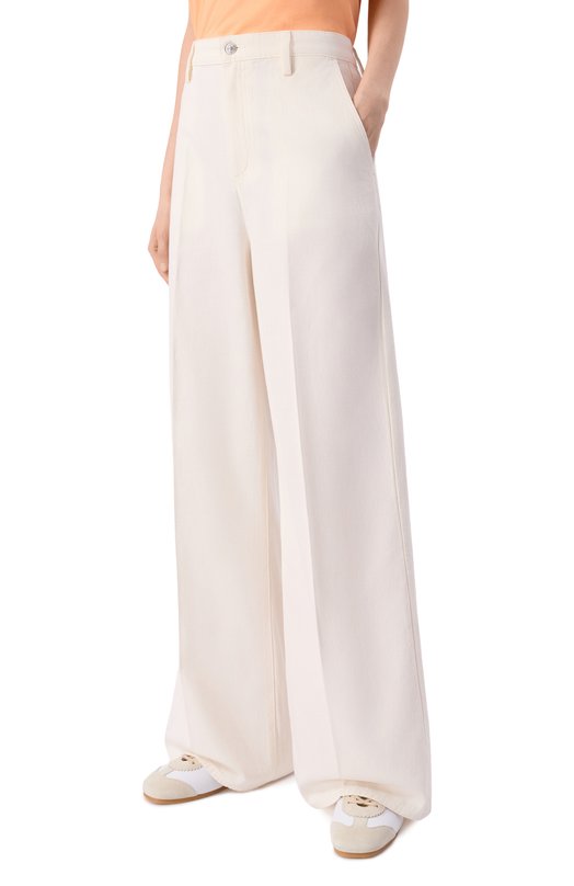 Джинсы Wide 7 For All Mankind 7U7G0X10-LNI Белый  7U7G0X10-LNI Фото 3