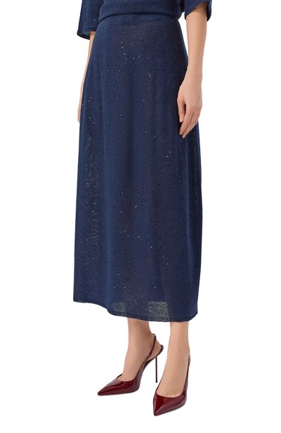 Юбка изо льна и хлопка ANTONELLI FIRENZE, арт. 41775Q/01625, фото 3