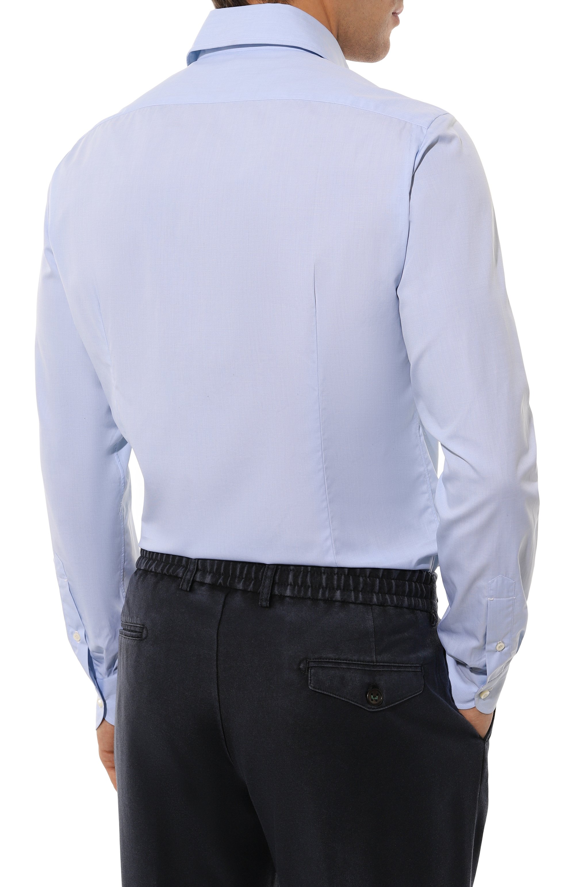 Хлопковая сорочка LUIGI BORRELLI, арт. PS30050, фото 4