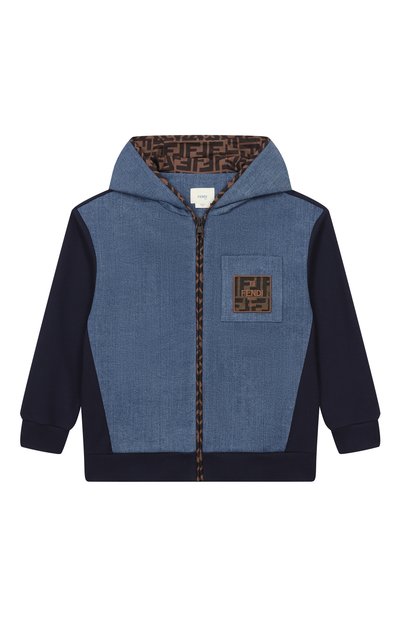 Хлопковая толстовка FENDI, арт. JMH194/5V0/8A-12+