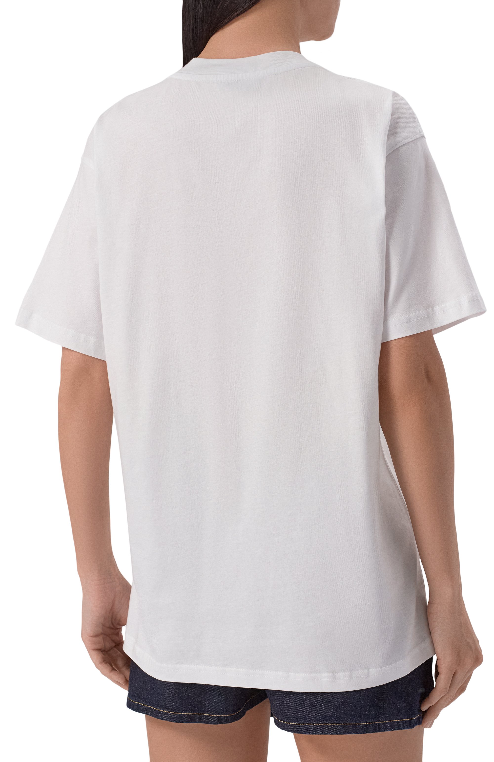 Хлопковая футболка MOSCHINO, арт. V0724/5541, фото 4