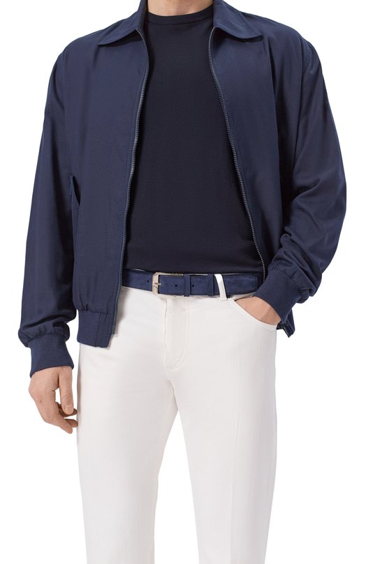 Замшевый ремень Artioli 1217/35 PALLADI0 Синий  1217/35 PALLADI0 Фото 2