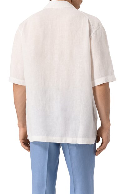 Льняная рубашка MVST белого цвета по цене 63850 руб., арт. 25E/X1P/0/G031/3626, фото 4 Льняная рубашка MVST, арт. 25E/X1P/0/G031/3626, фото 4