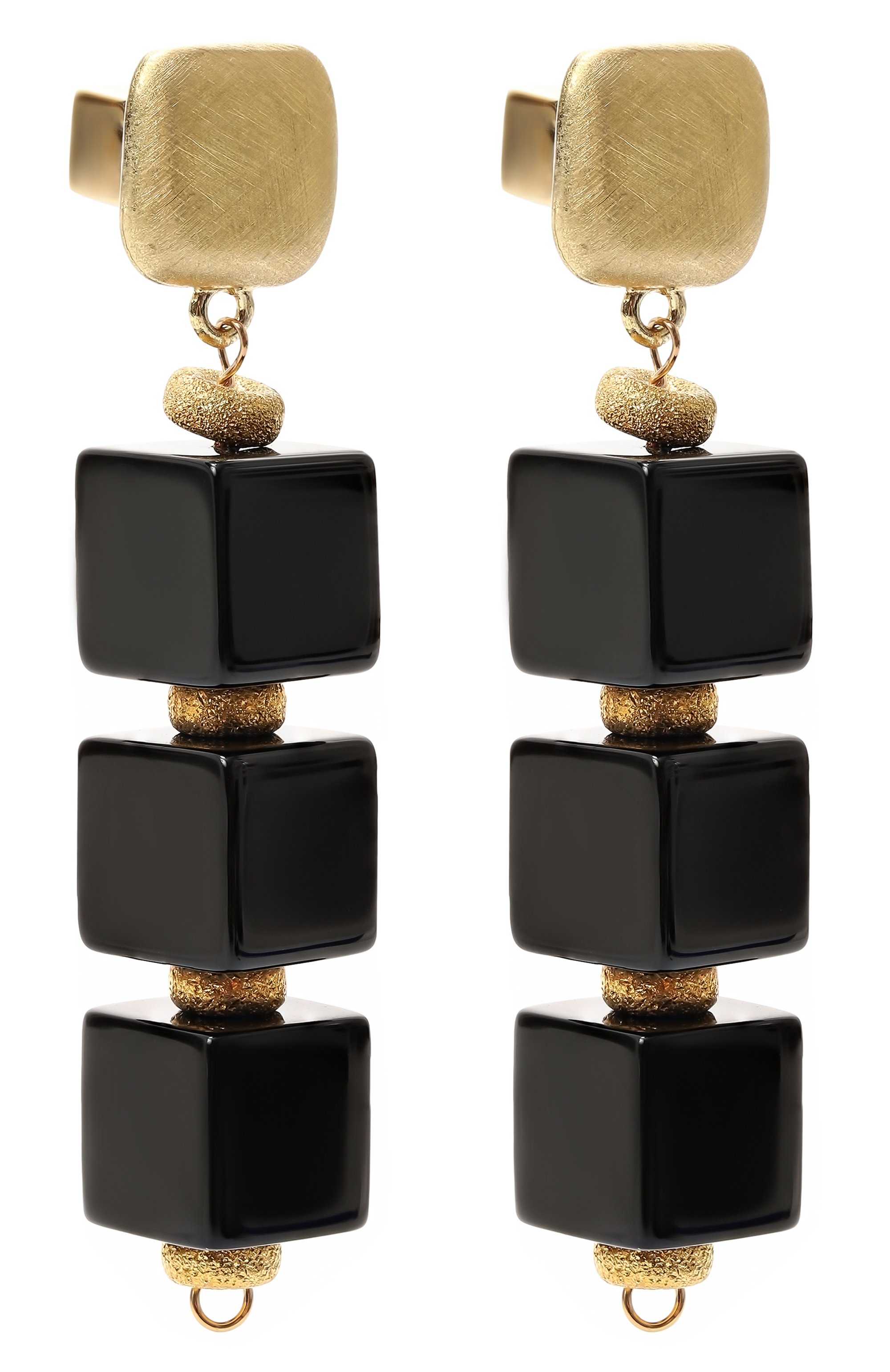 Серьги VIEN черного цвета по цене 24900 руб., арт. 2526-332, фото 3 Серьги VIEN, арт. 2526-332, фото 3