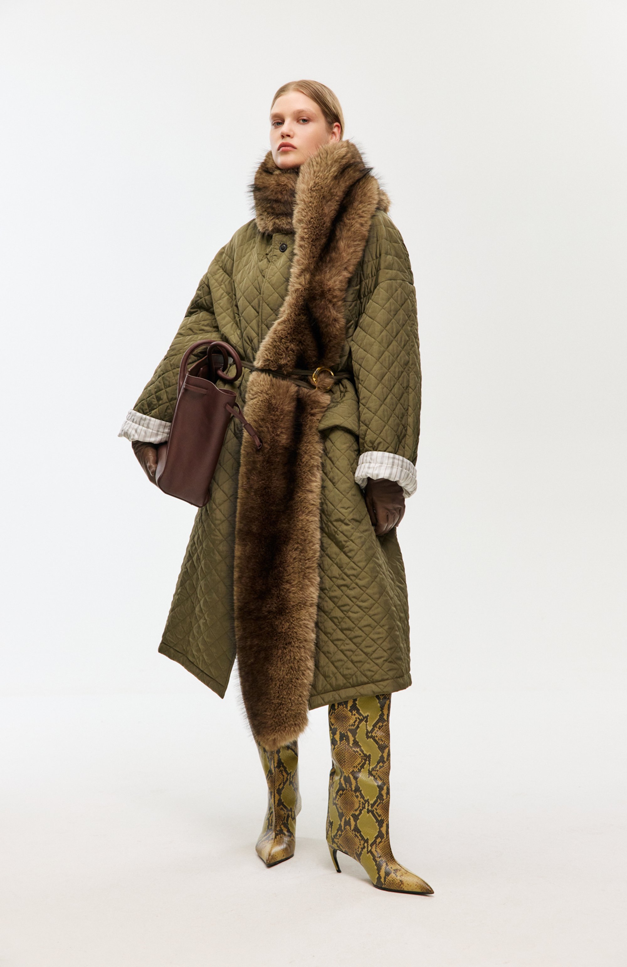 Утепленное пальто MAISON MARGIELA, арт. S29AA0312/M35666, фото 6