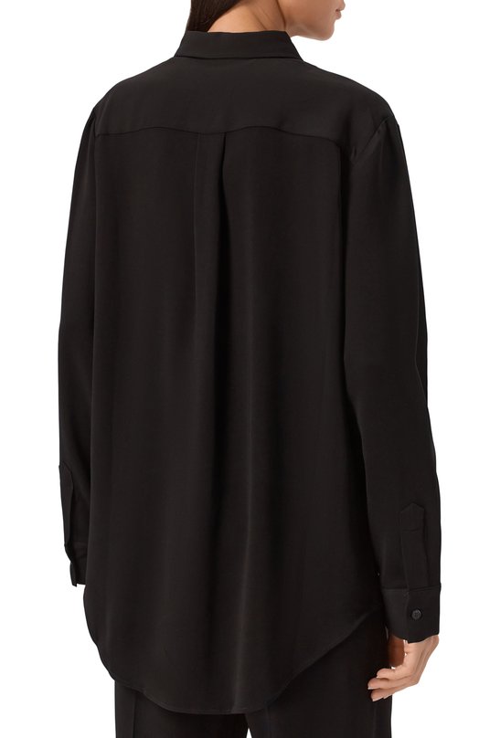 Блузка из вискозы ASCENO C0RE_T001F25 Чёрный  C0RE_T001F25 Фото 4