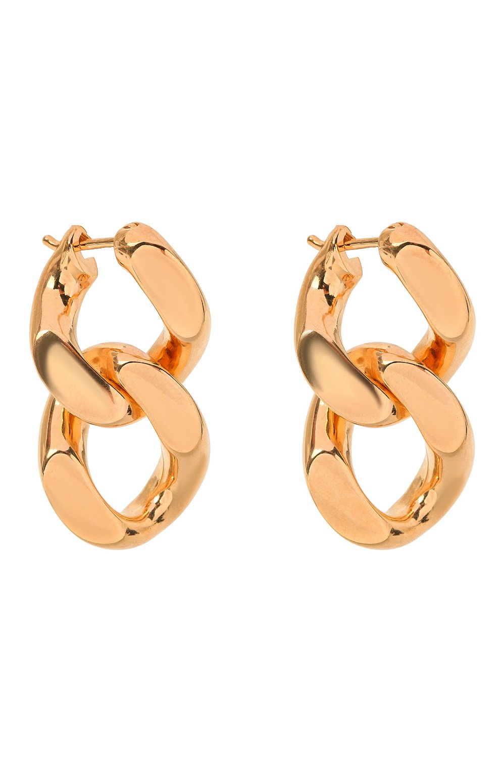 Серьги BOTTEGA VENETA золотого цвета по цене 86350 руб., арт. 589306/VAHU0, фото 3 Серьги BOTTEGA VENETA, арт. 589306/VAHU0, фото 3