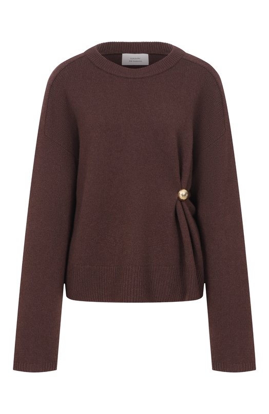 Кашемировый свитер Loulou de Saison BILL Коричневый BILL