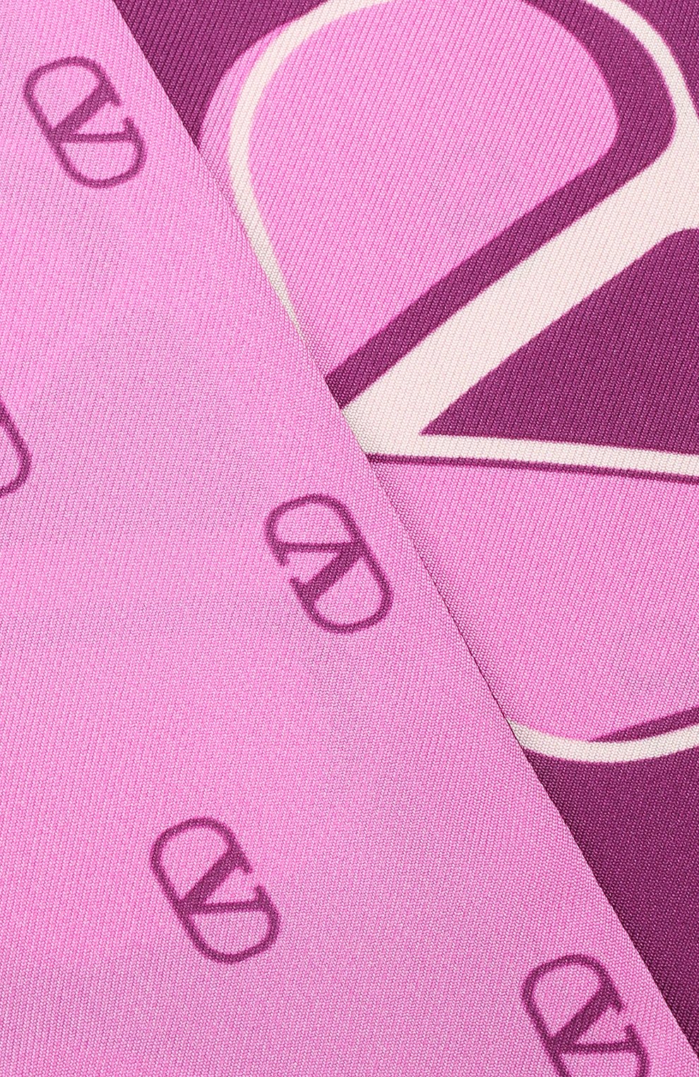 Шелковая повязка на голову VALENTINO розового цвета по цене 24250 руб., арт. XW2E6017/IHN, фото 4 Шелковая повязка на голову VALENTINO, арт. XW2E6017/IHN, фото 4