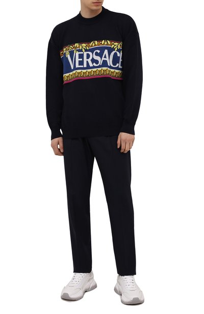 С витер из хлопка и шерсти VERSACE, арт. 1001335/1A00980, фото 2