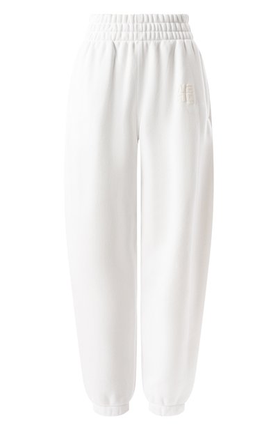 Хлопковые джоггеры ALEXANDERWANG.T белого цвета по цене 45400 руб., арт. 4CC3244399, фото 1 Хлопковые джоггеры ALEXANDERWANG.T, арт. 4CC3244399, фото 1