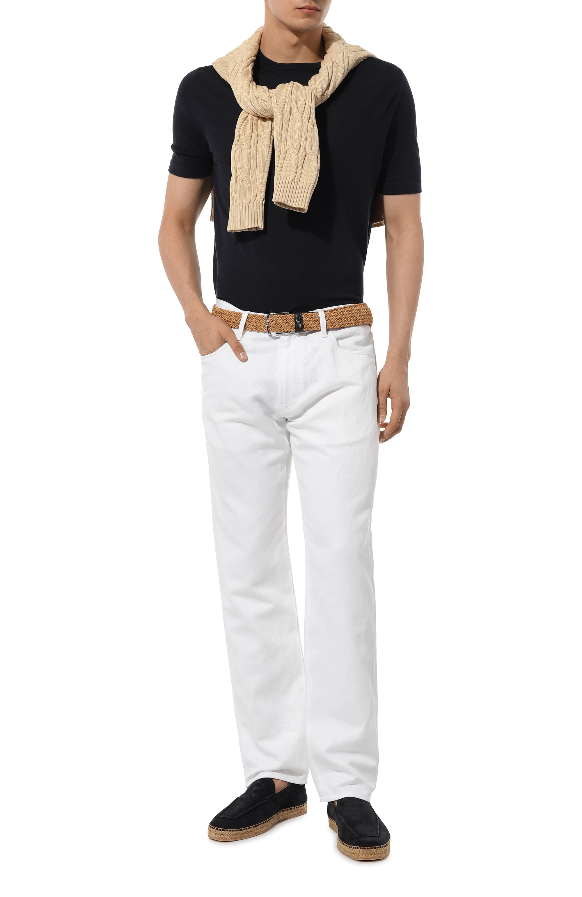 Замшевые эспадрильи KITON, арт. USSA071N01038, фото 2