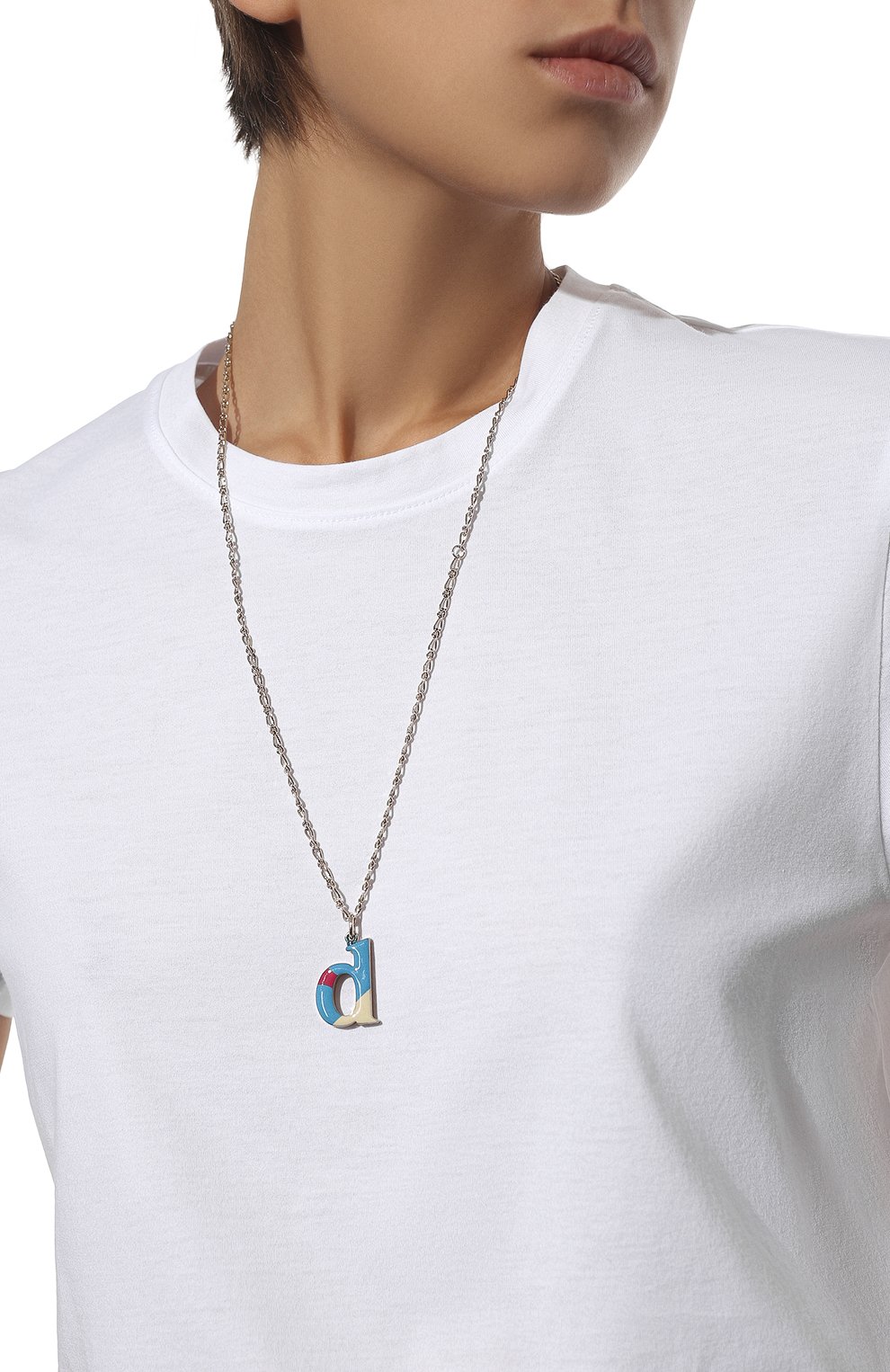 Кулон на цепочке alphabet d CHLOÉ, арт. CHC22SF04DBLQ, фото 2