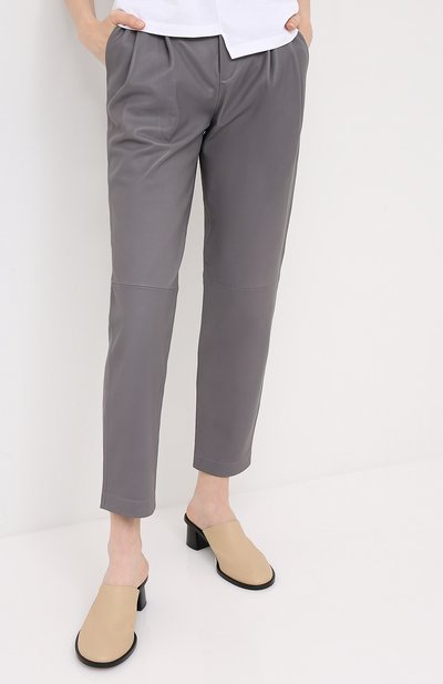 Кожаные брюки REDVALENTINO, арт. UR3NF00E/5BW, фото 3