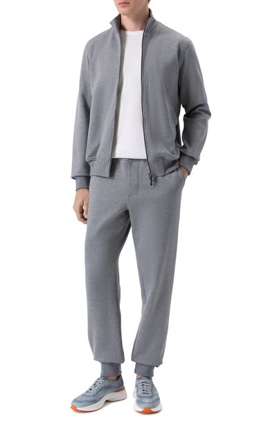 Замшевые кроссовки bounce SANTONI голубого цвета по цене 93150 руб., арт. MBBG22070BARTS0G, фото 2 Замшевые кроссовки bounce SANTONI, арт. MBBG22070BARTS0G, фото 2