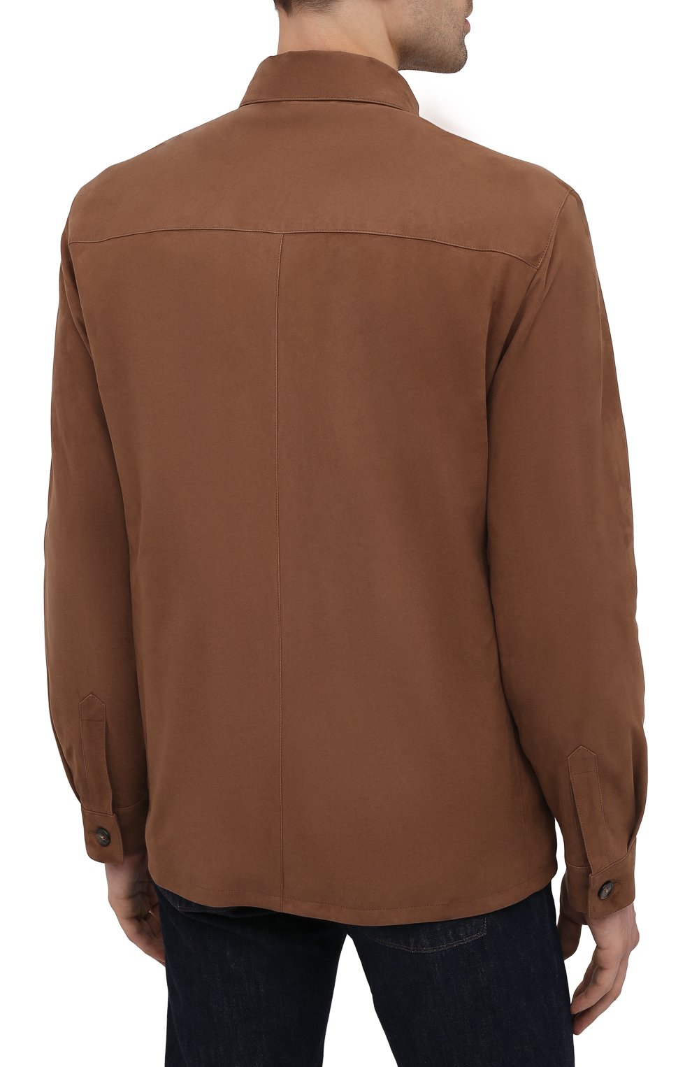 Замшевая куртка-рубашка LORO PIANA, арт. FAL6174, фото 4